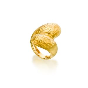 HSN Megemeria Ethiopia 24K gold plated 925 silver ring NEW w/ TAGS NWT sz 10 Y2K